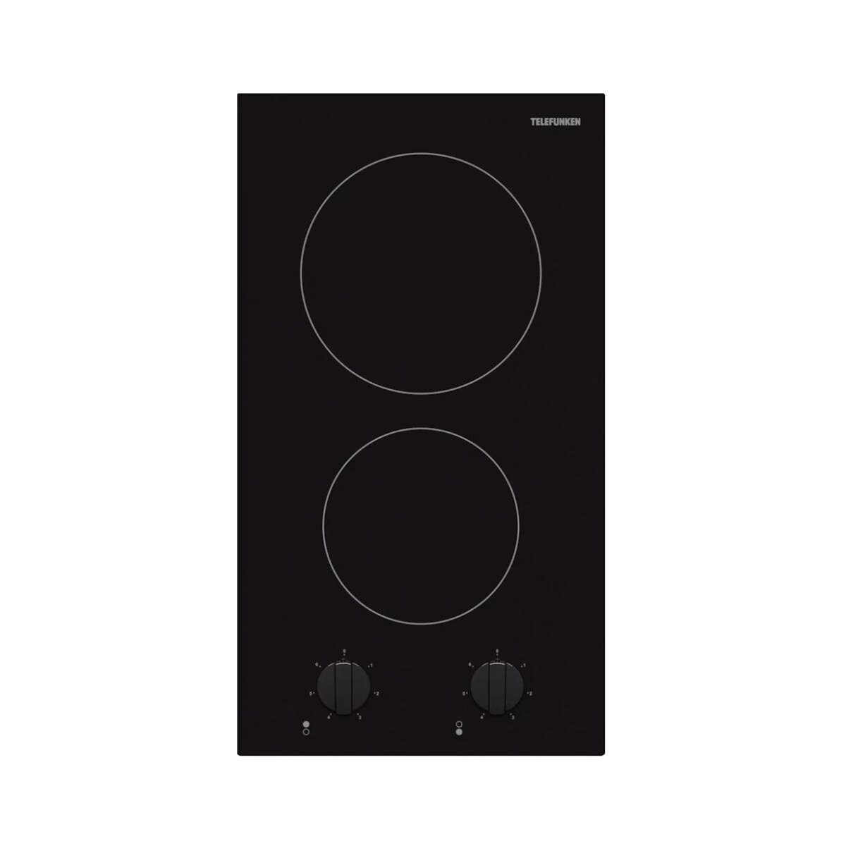 TELEFUNKEN Domino vitrocéramique 29cm 2 foyers noir - TK2VM