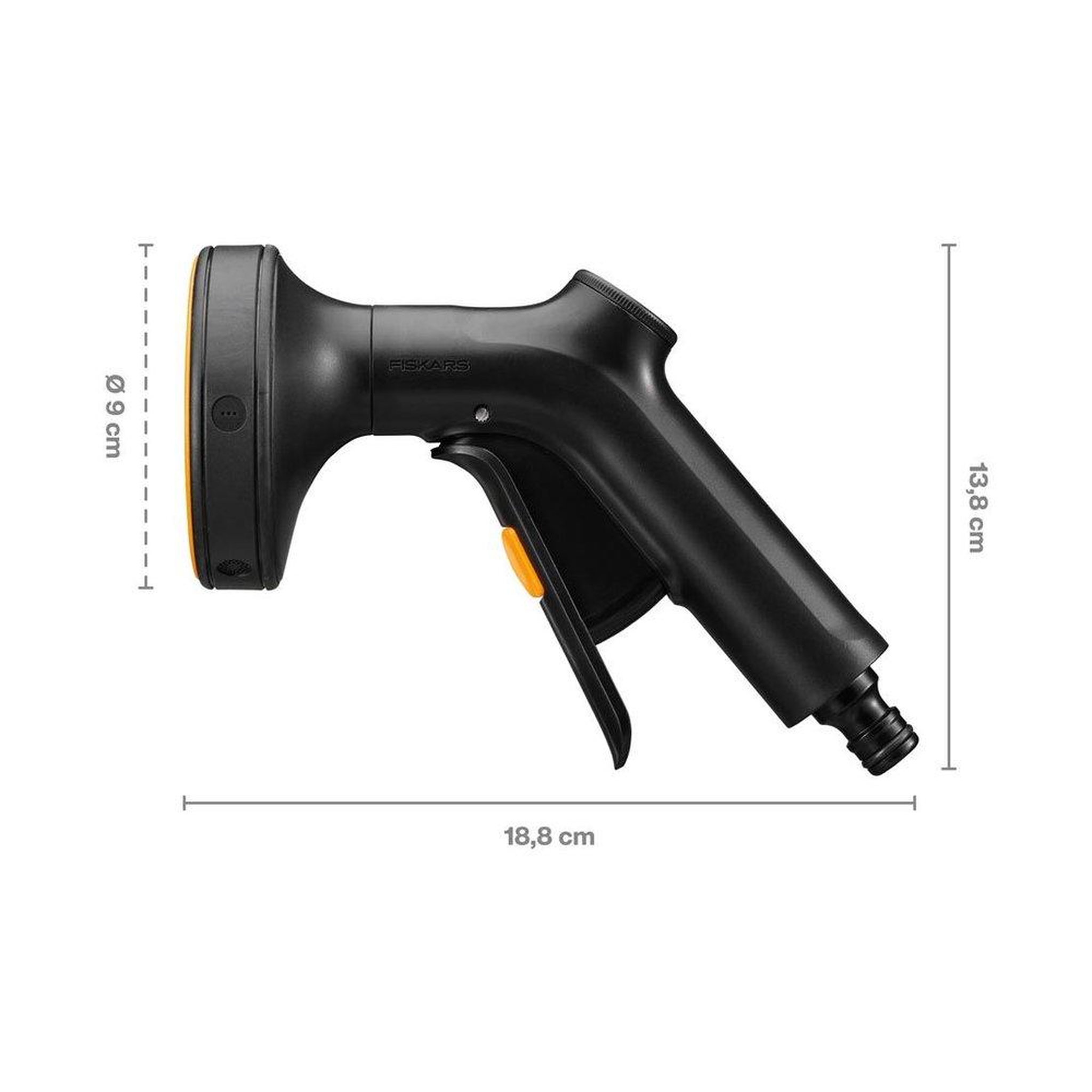 Fiskars Pistolet d'arrosage multijets solid