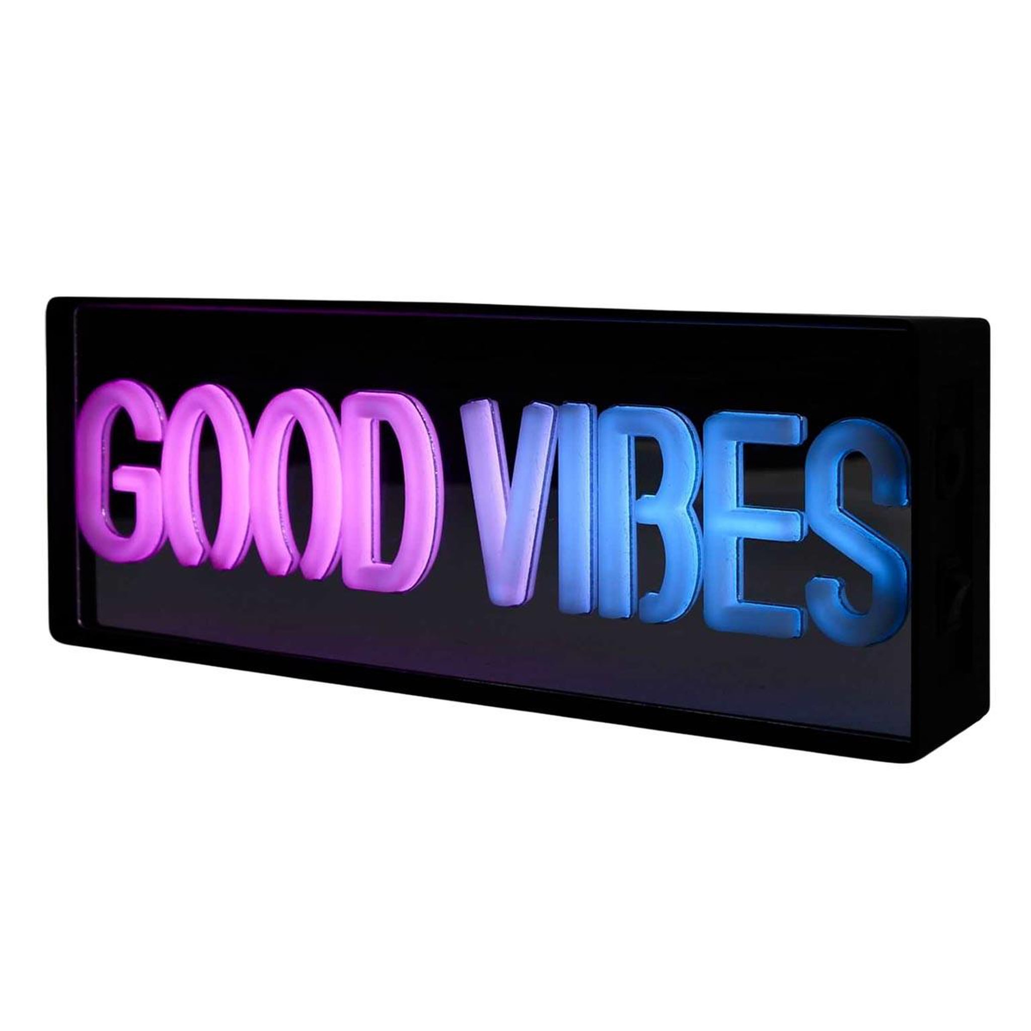 The Home Deco Factory Lampe led effet néon  good vibes  22cm multicolore