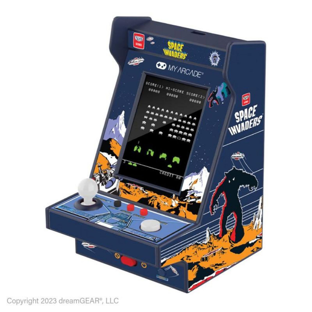 Just for games Console rétrogaming Just For Games Nano Player PRO Space Invaders Noir et Orange