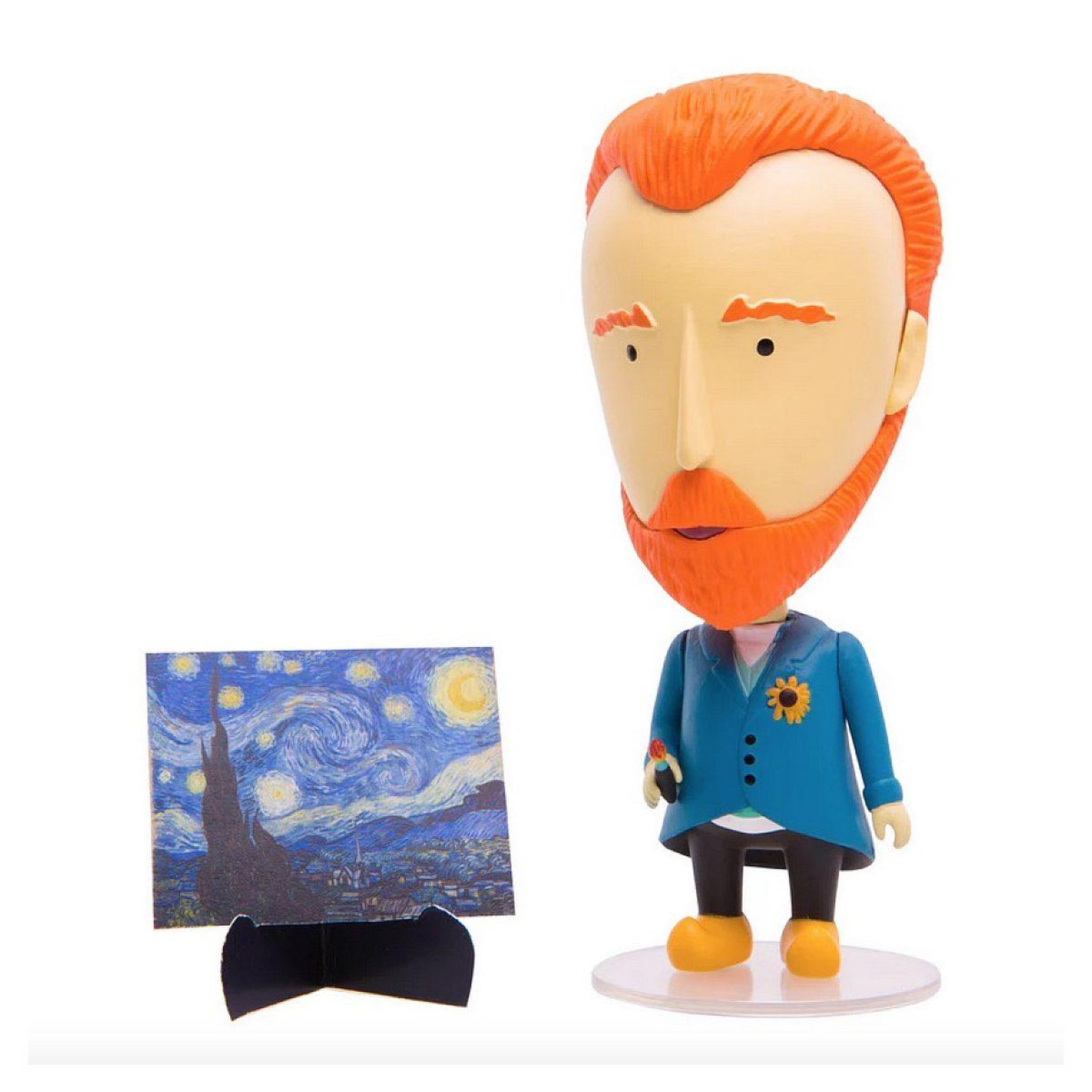 Voir la diapositive 2 : TODAY IS ART DAY Figurine de vincent van gogh