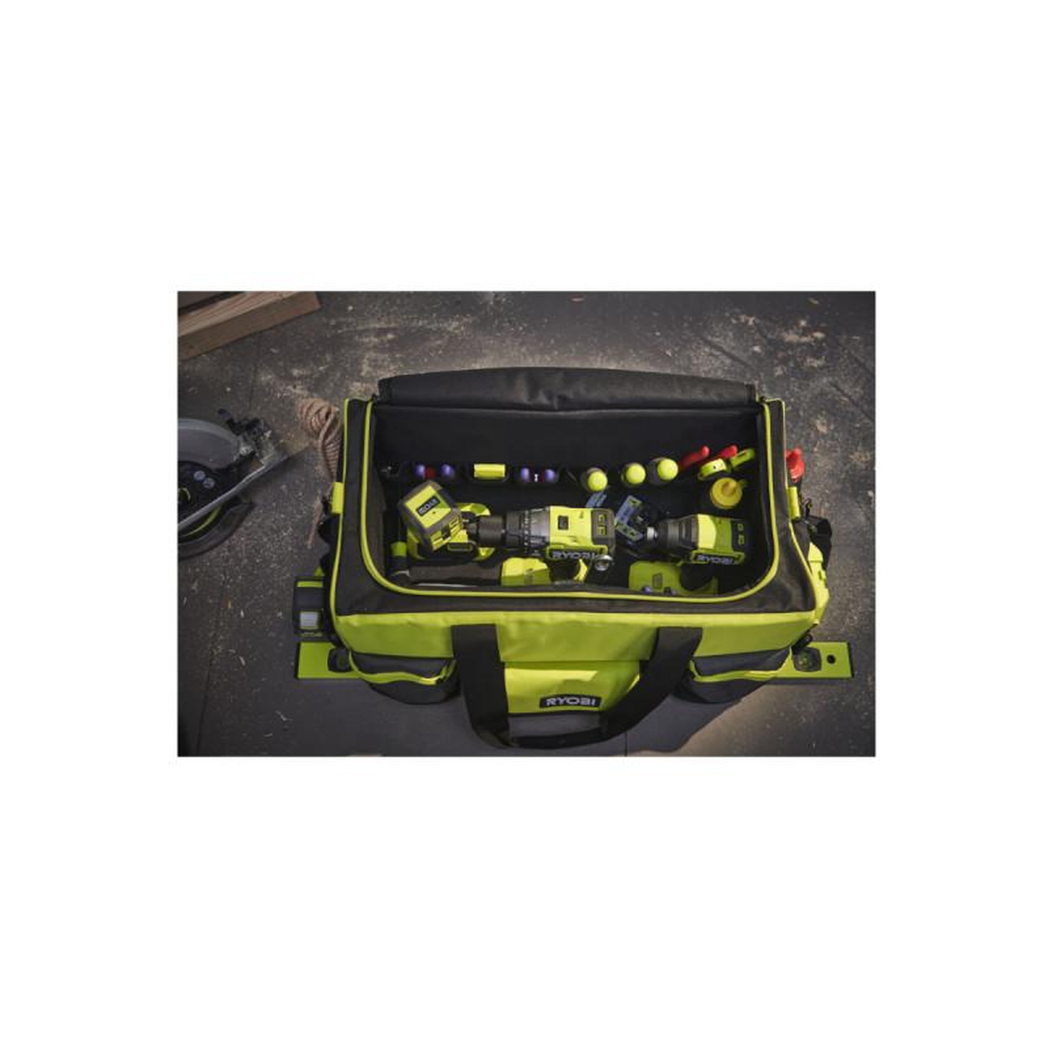 Voir la diapositive 3 : Ryobi Sac de rangement renforcé RYOBI - 49 L - RSSLTB1