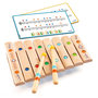 Voir la diapositive 2 : Djeco Xylophone en bois 8 touches