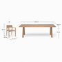 Voir la diapositive 4 : Rendez vous déco Table et chaises de jardin 8 personnes en bois de teck recyclé-Molo