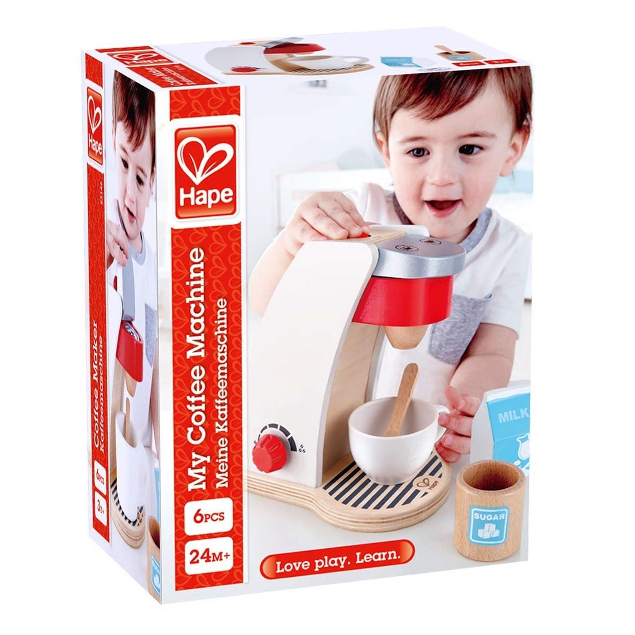 Voir la diapositive 6 : Hape Machine à Café, Jeu d'imitation en bois