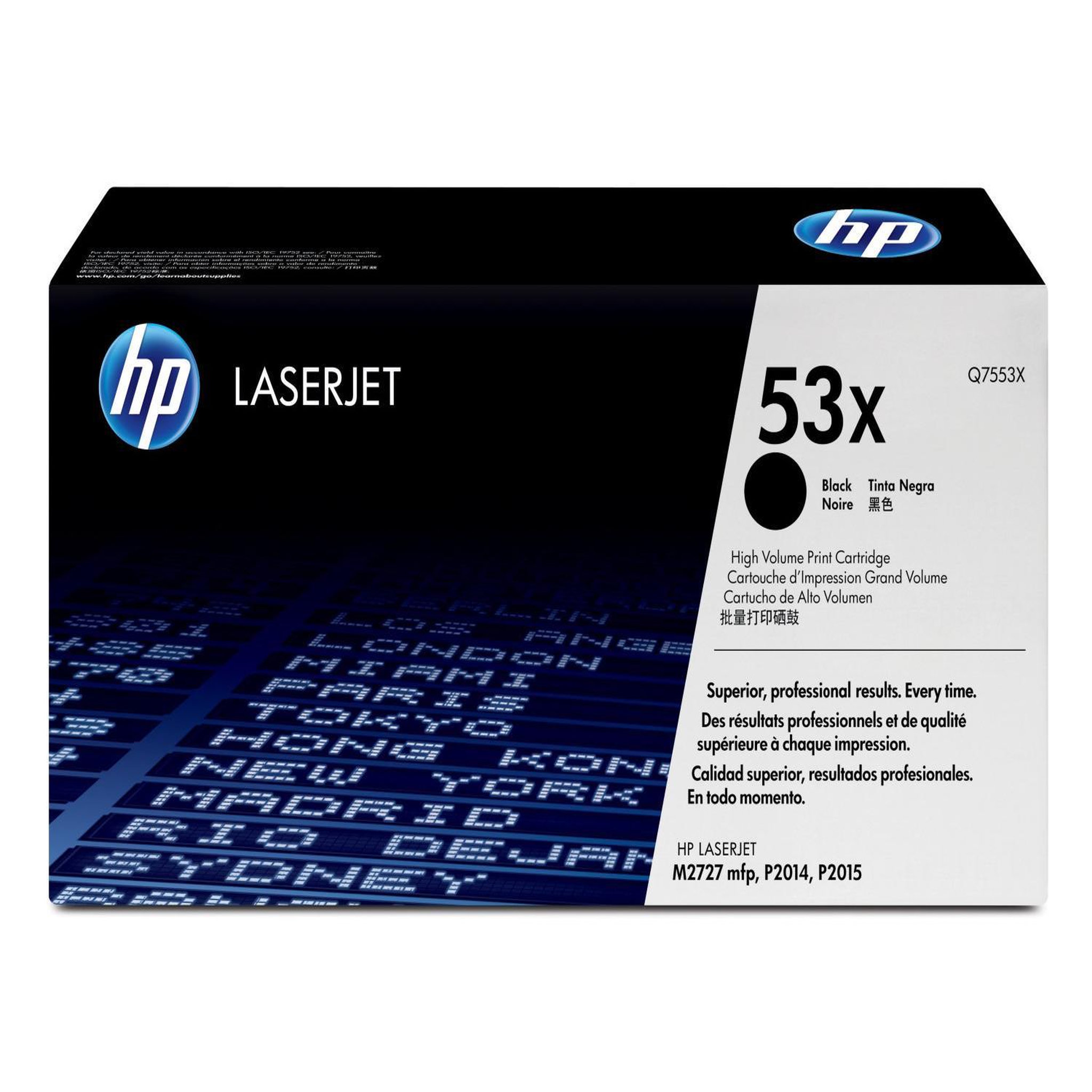 Voir la diapositive 3 : HP HP Cartridge No 53X HP53X HP 53X Black Schwarz (Q7553X)