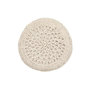Voir la diapositive 1 : ATMOSPHERA Coussin de Sol Macramé  Palm  44cm Beige