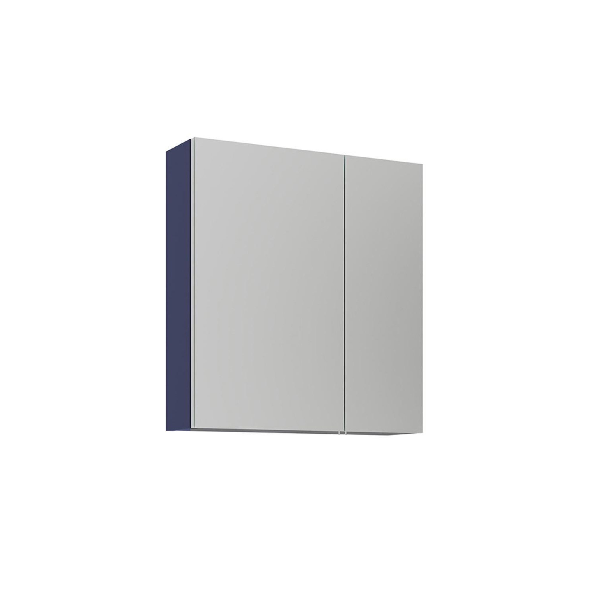 Habitat et Jardin Meuble salle de bain avec miroir  bari 60  - 60 x 16 x 66 cm - matte navy blue