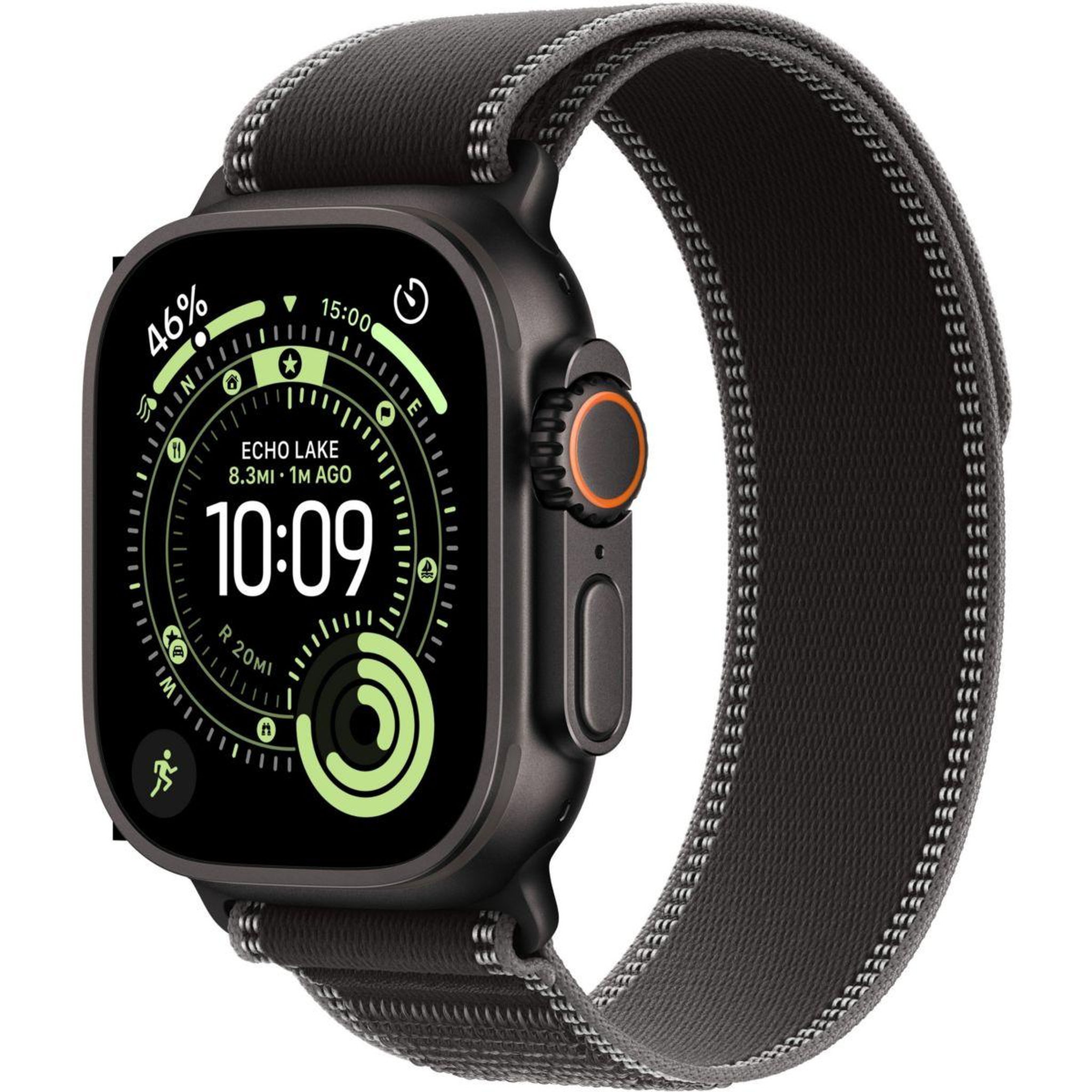 APPLE Montre connectée 49mm Tit Noir / Trail Ultra 3 M/L Cellular