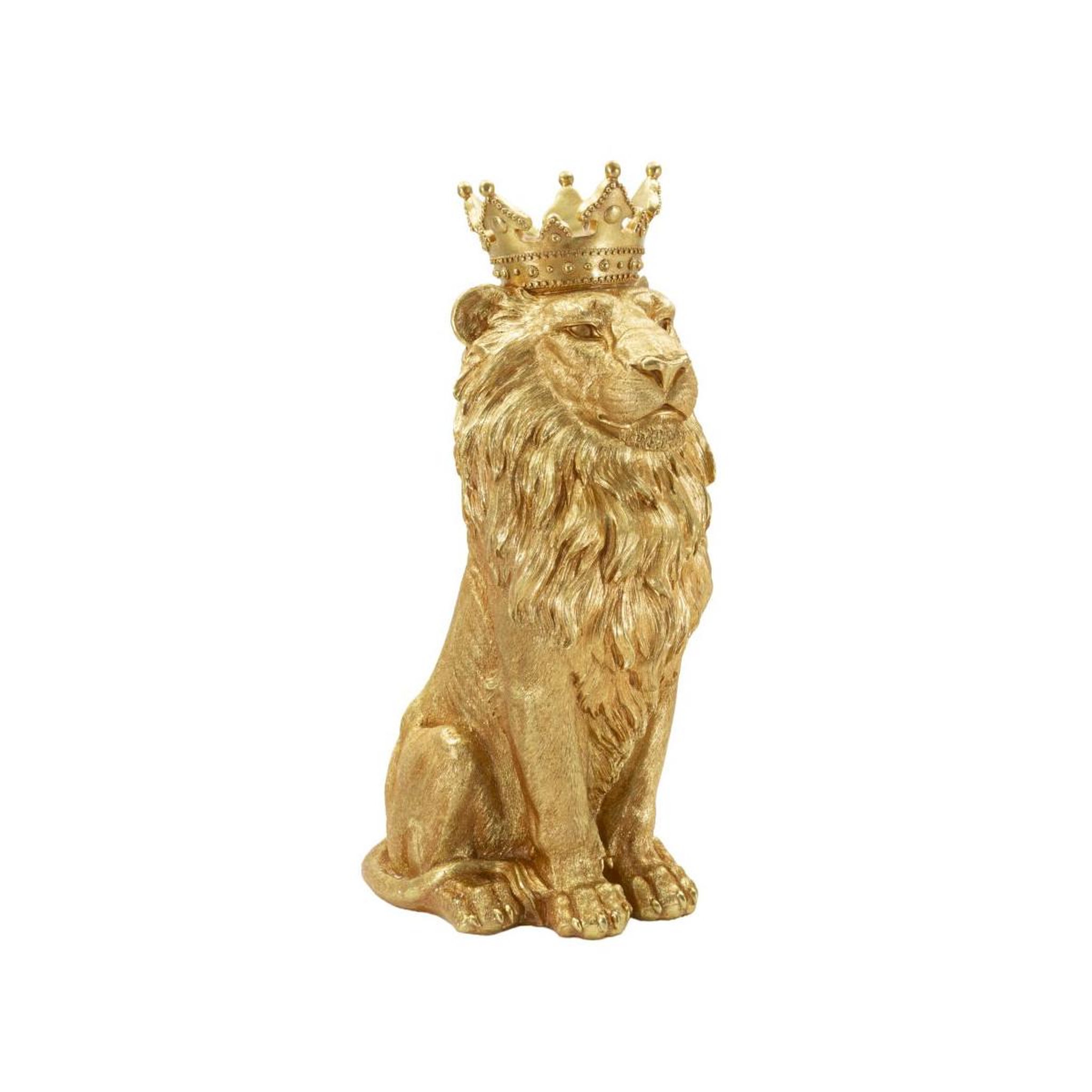Paris Prix Statue roi lion  shant  74cm or