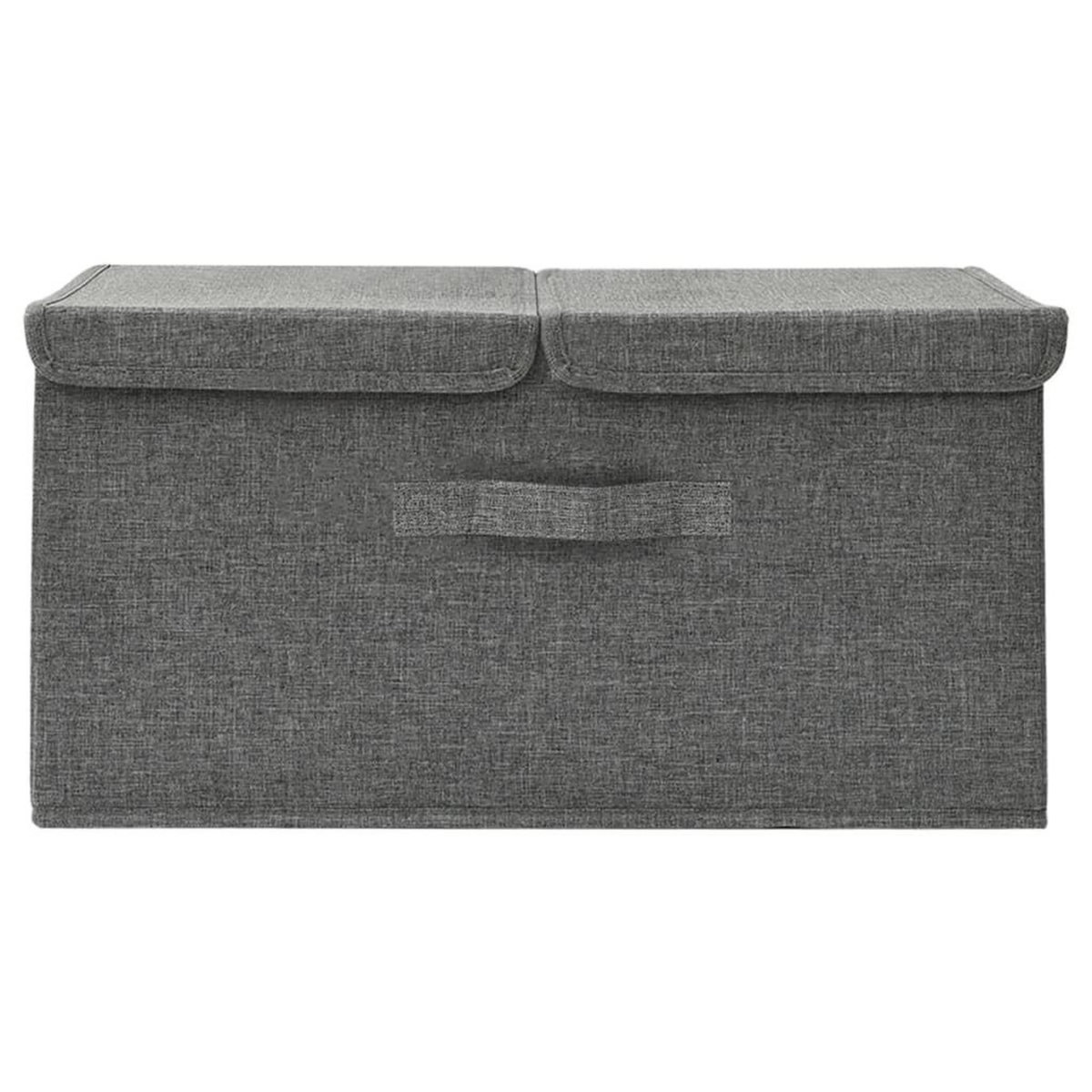 VIDAXL Boîte de rangement Tissu 50x30x25 cm Anthracite