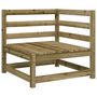 Voir la diapositive 4 : VIDAXL Salon de jardin 11 pcs bois de pin impregne