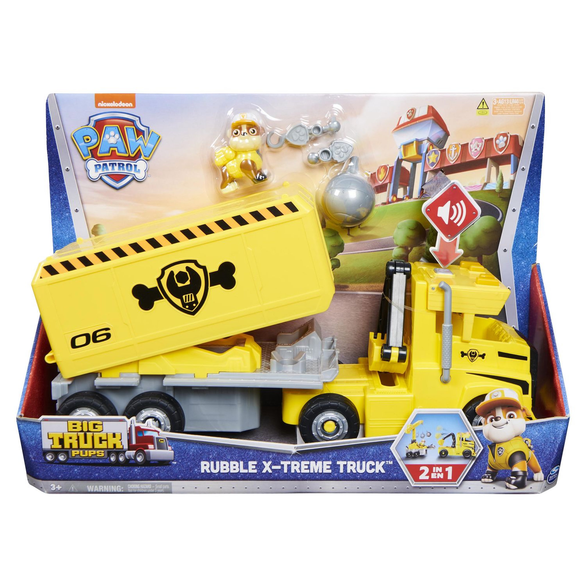 Voir la diapositive 1 : SPIN MASTER Méga Camion de Ruben Big Truck Pups La Pat' Patrouille