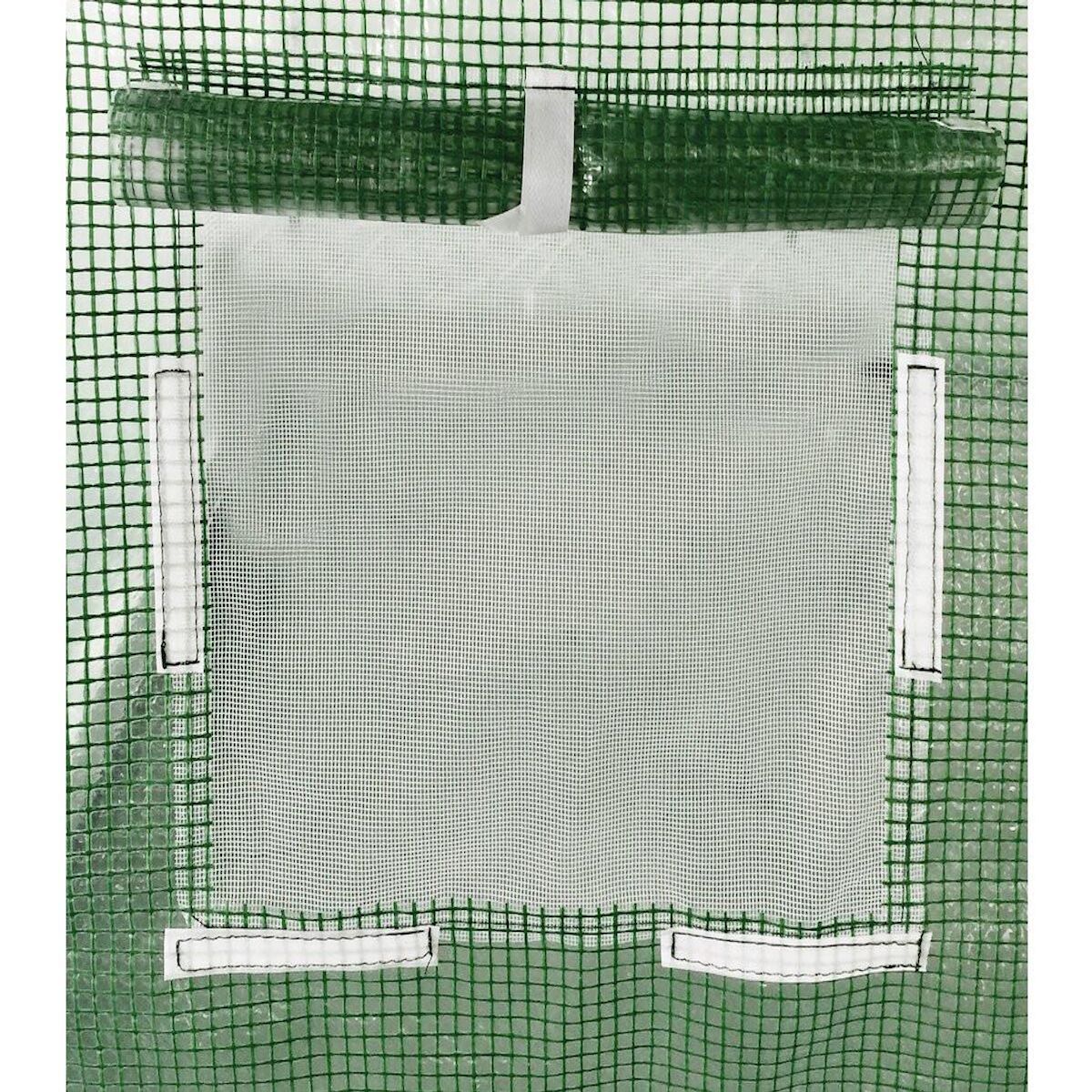 Habitat et Jardin Serre tunelle de jardin 8 x 3 m  Lys  - 24 m² - 140g - Vert