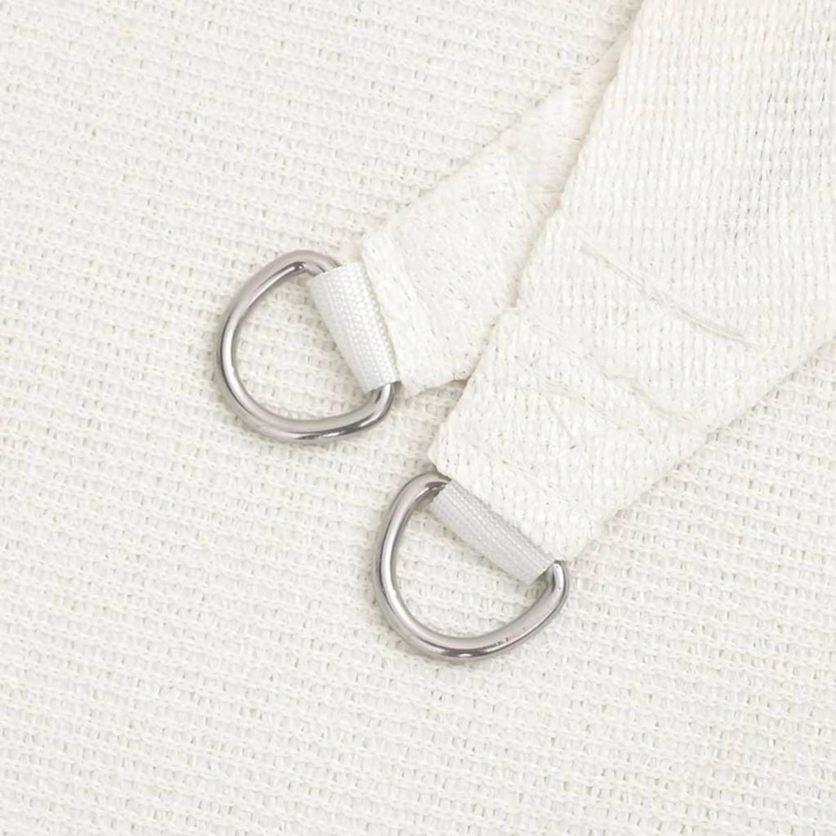 VIDAXL Voile de parasol PEHD Carre 2 x 2 m Blanc