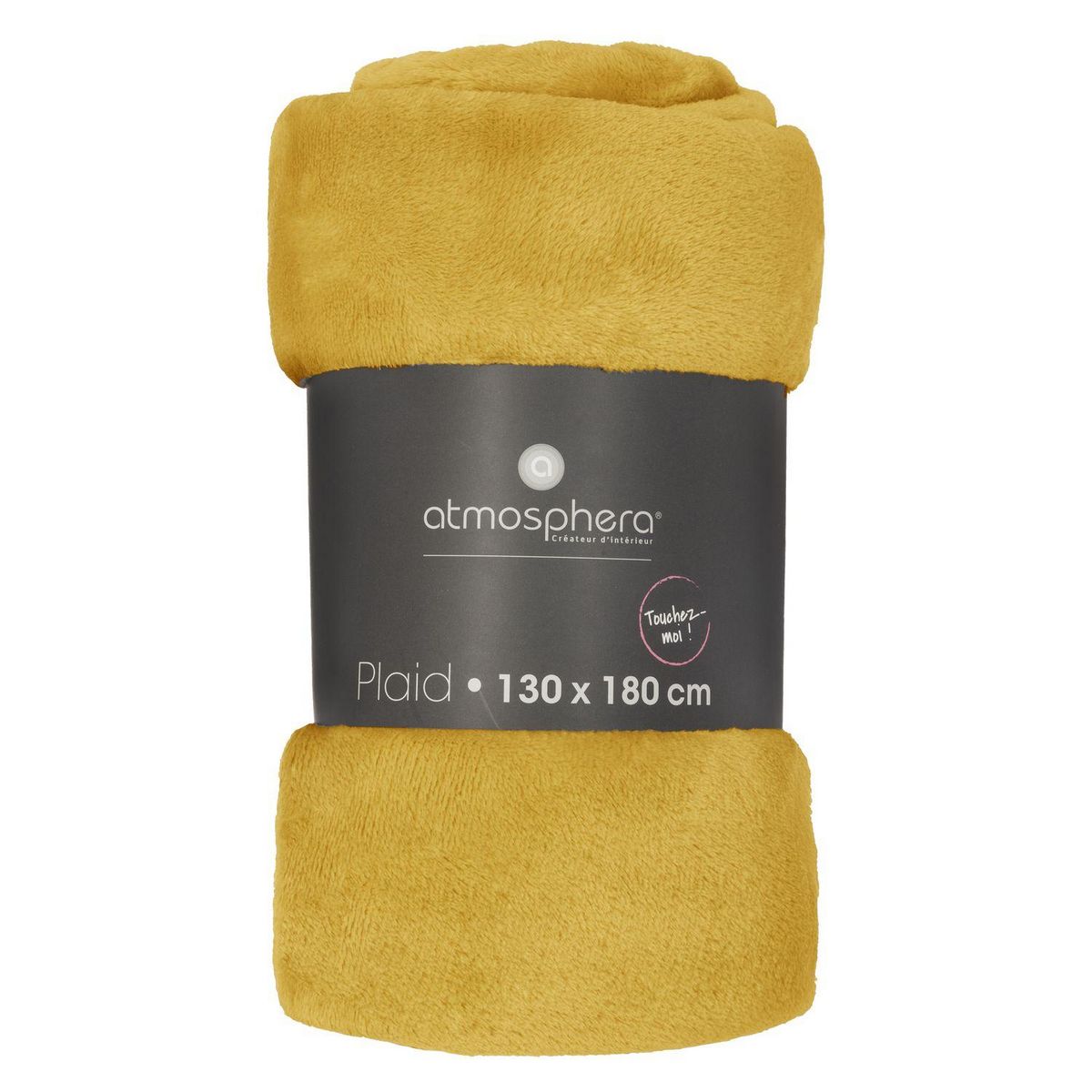 ATMOSPHERA Grand plaid en Flanelle uni