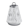 Voir la diapositive 1 : Lumisky Lampe de table GLOWY Gris Plastique H16cm