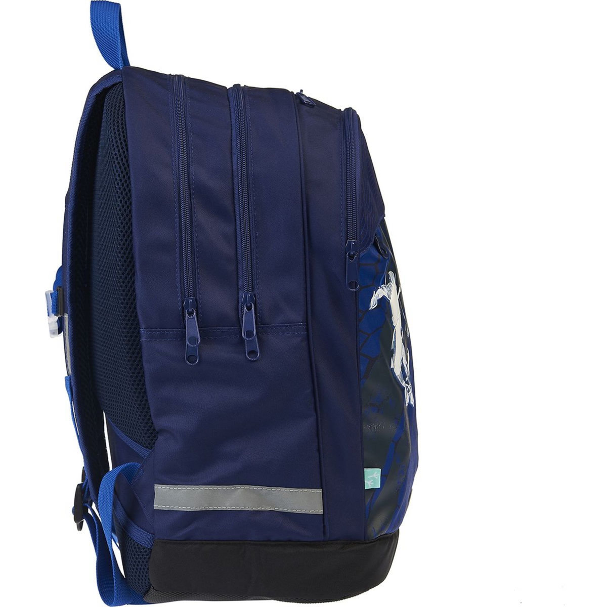 AUCHAN Sac à dos 2 compartiments 43 cm bleu Player
