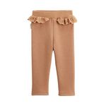 Petit Béguin Legging enfant en molleton ultra chaud Chincha. Coloris disponibles : Marron