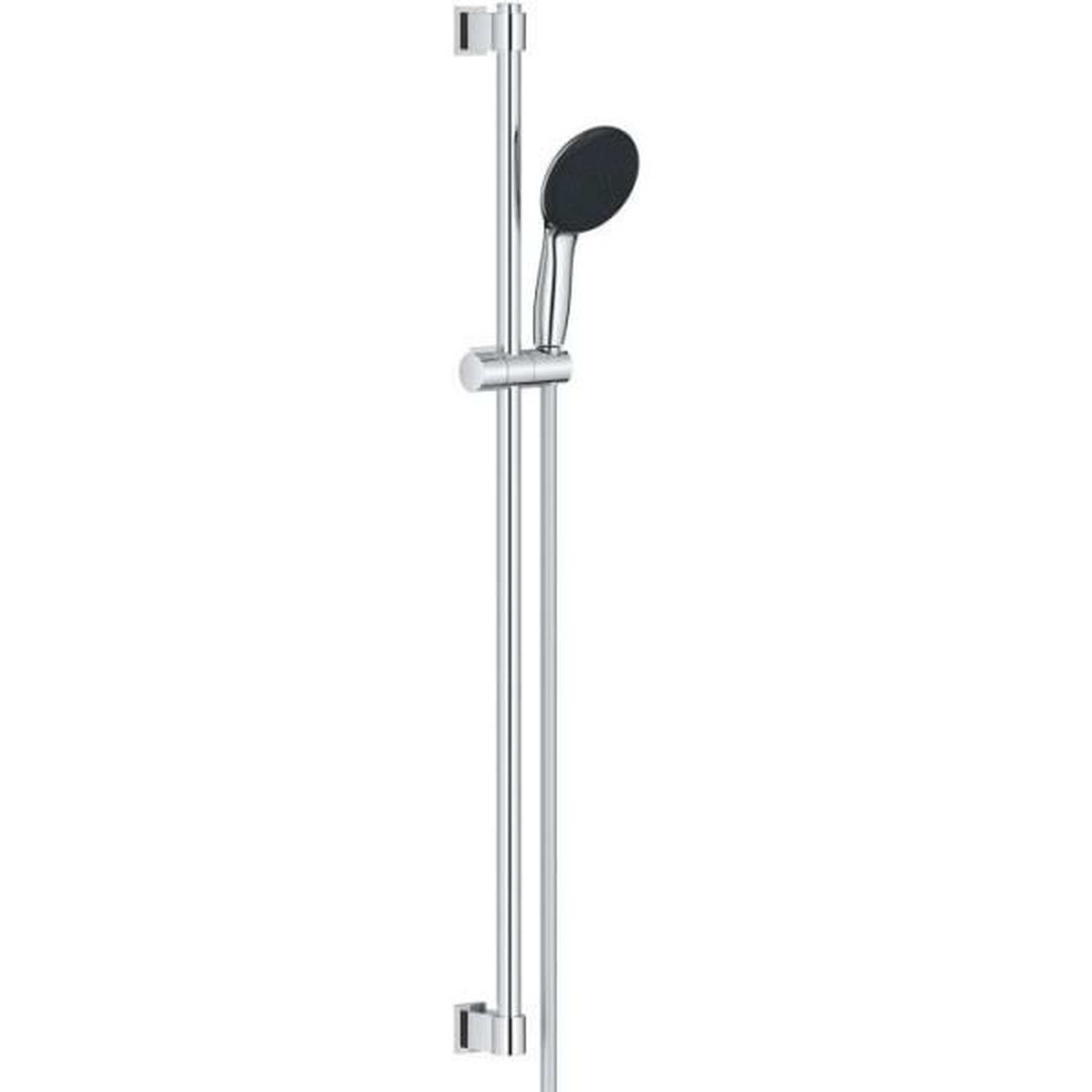 Grohe Ensemble de douche avec pommeau 2 jets, barre 90cm et flexible - GROHE Vitalio Start 110 26954001 - Economie d'eau - Chromé