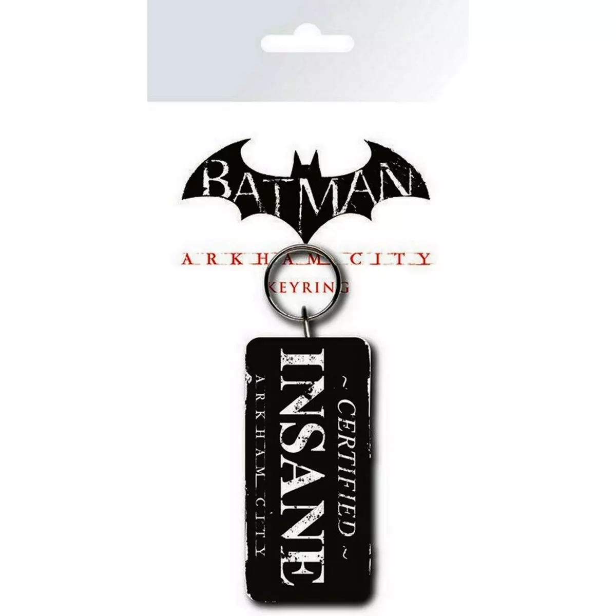  Porte-clés Batman Arkham City Certified Insane