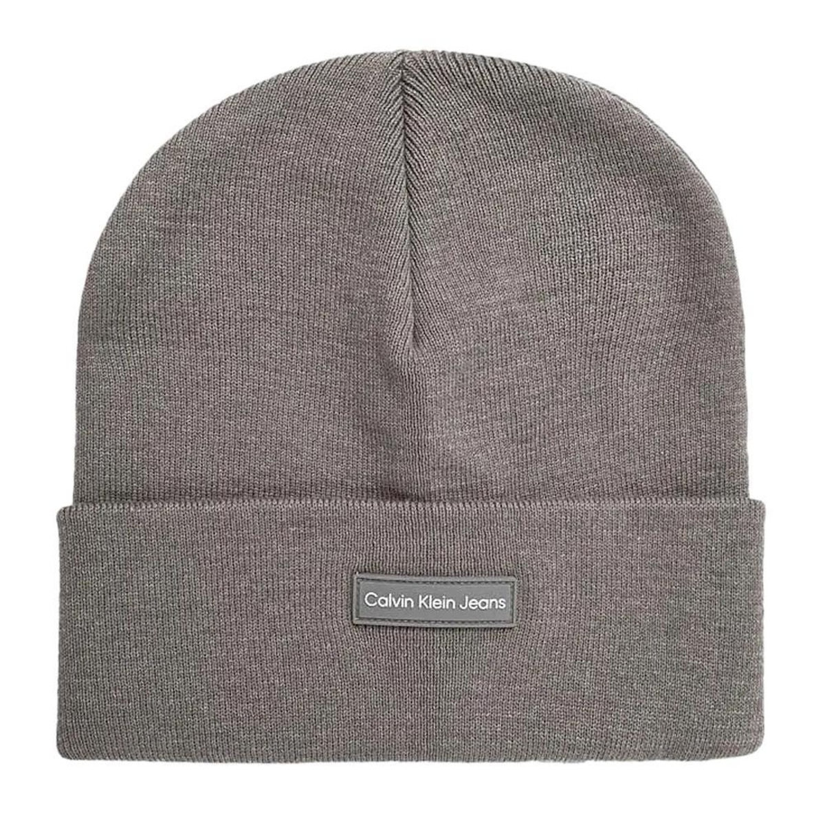 Calvin Klein Bonnet Gris Femme Calvin Klein Jeans Patch Beanie