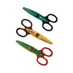 Fiskars Pack de 3 ciseaux cranteurs Kidzors? Animaux rampants