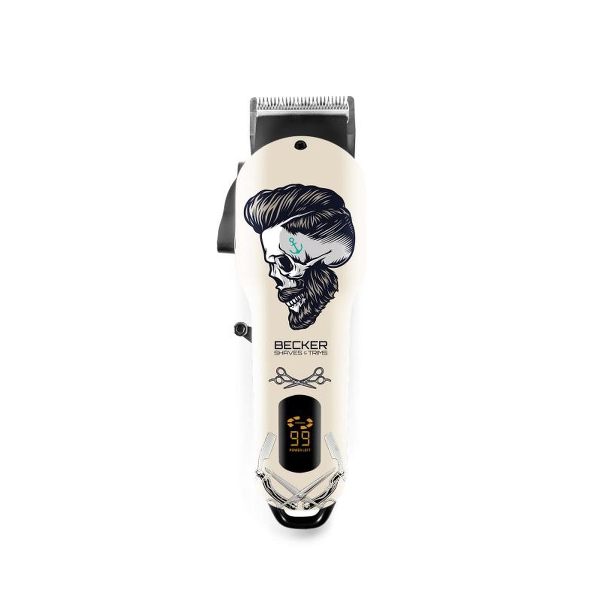 BECKER SHAVES ET TRIMS Tondeuse Sans Fil Cheveux Et Barbe Avec Levier D'ajustement Hero Iv