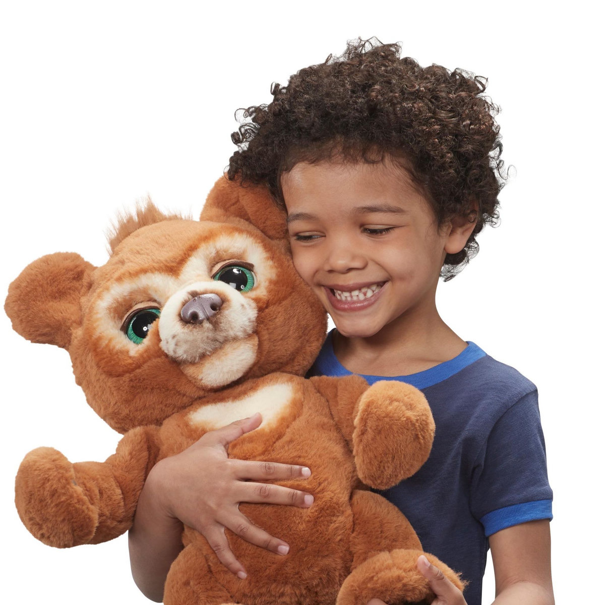 HASBRO FurReal Friends Peluche Interactive Cubby, l'Ours Curieux - Version française