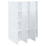 Voir la diapositive 5 : VIDAXL Cubes de rangement 12 pcs avec tiges de suspension PP