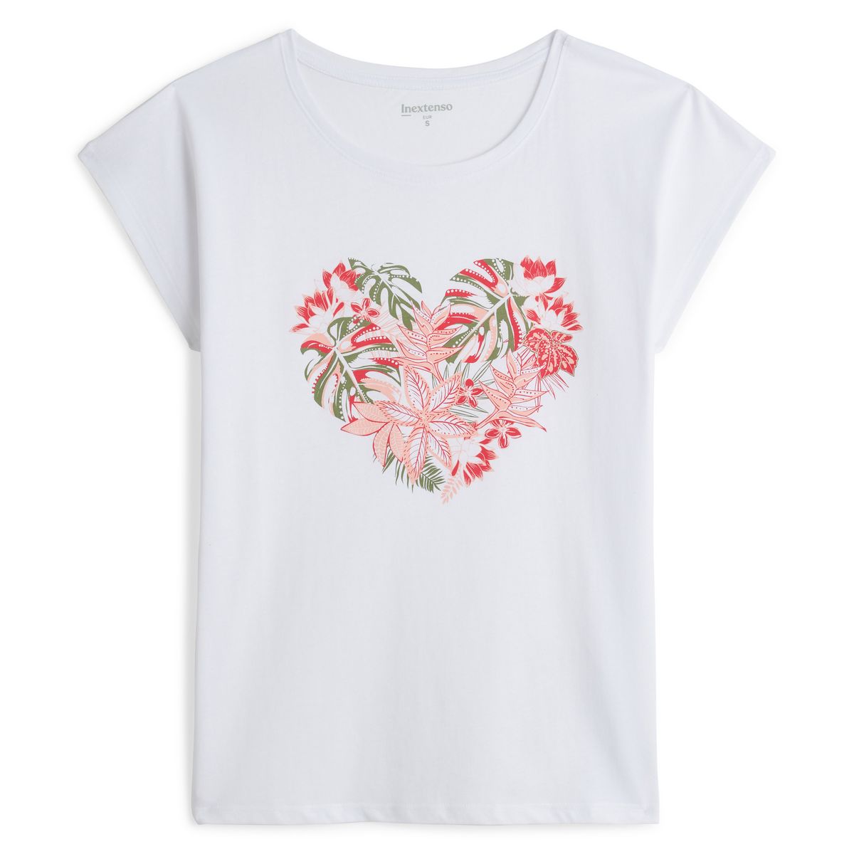 INEXTENSO T-shirt Blanc femme