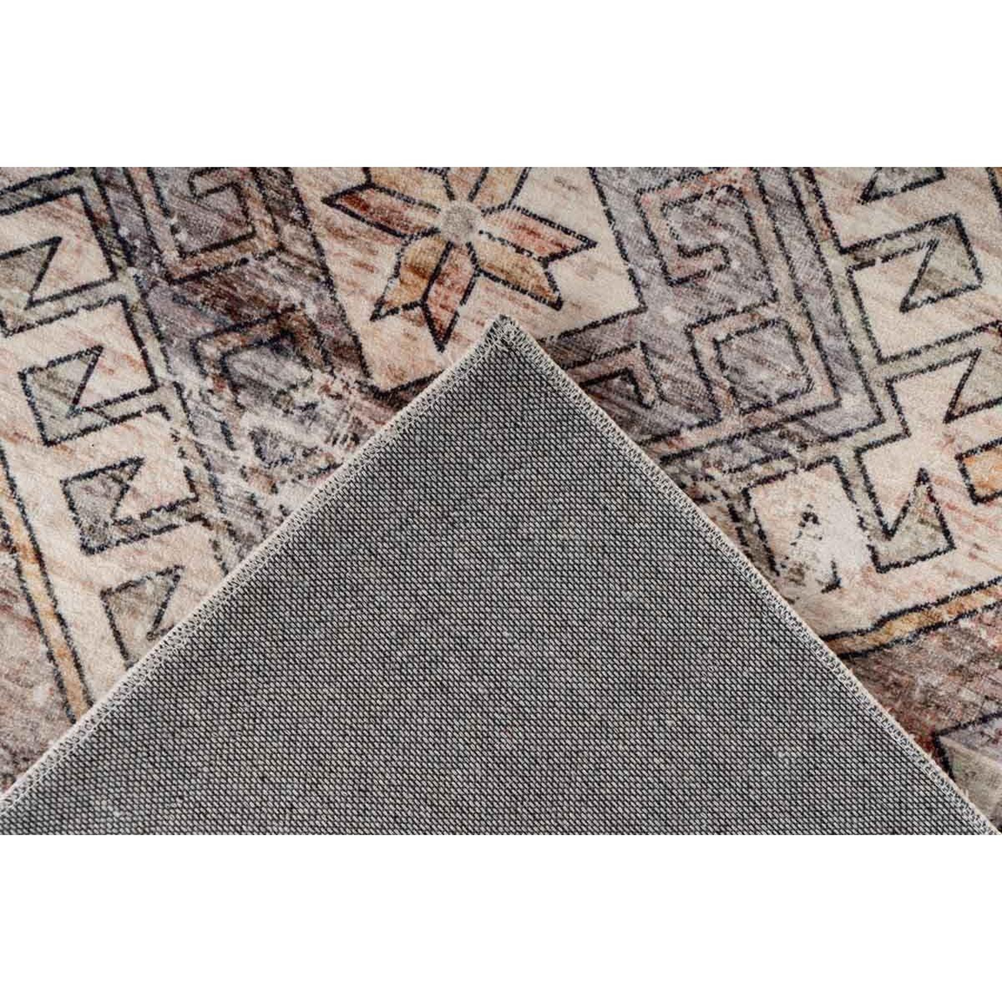 Voir la diapositive 4 : Paris Prix Tapis Tissé à Poils Courts Vintage  Ilian VI  Terracotta