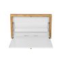 Voir la diapositive 3 : Paris Prix Bureau Mural Design  Brenta  74cm Blanc