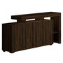 Voir la diapositive 1 : Habitat et Jardin Buffet en bois  Beliz  - 170 x 35 x 80 cm - Noyer