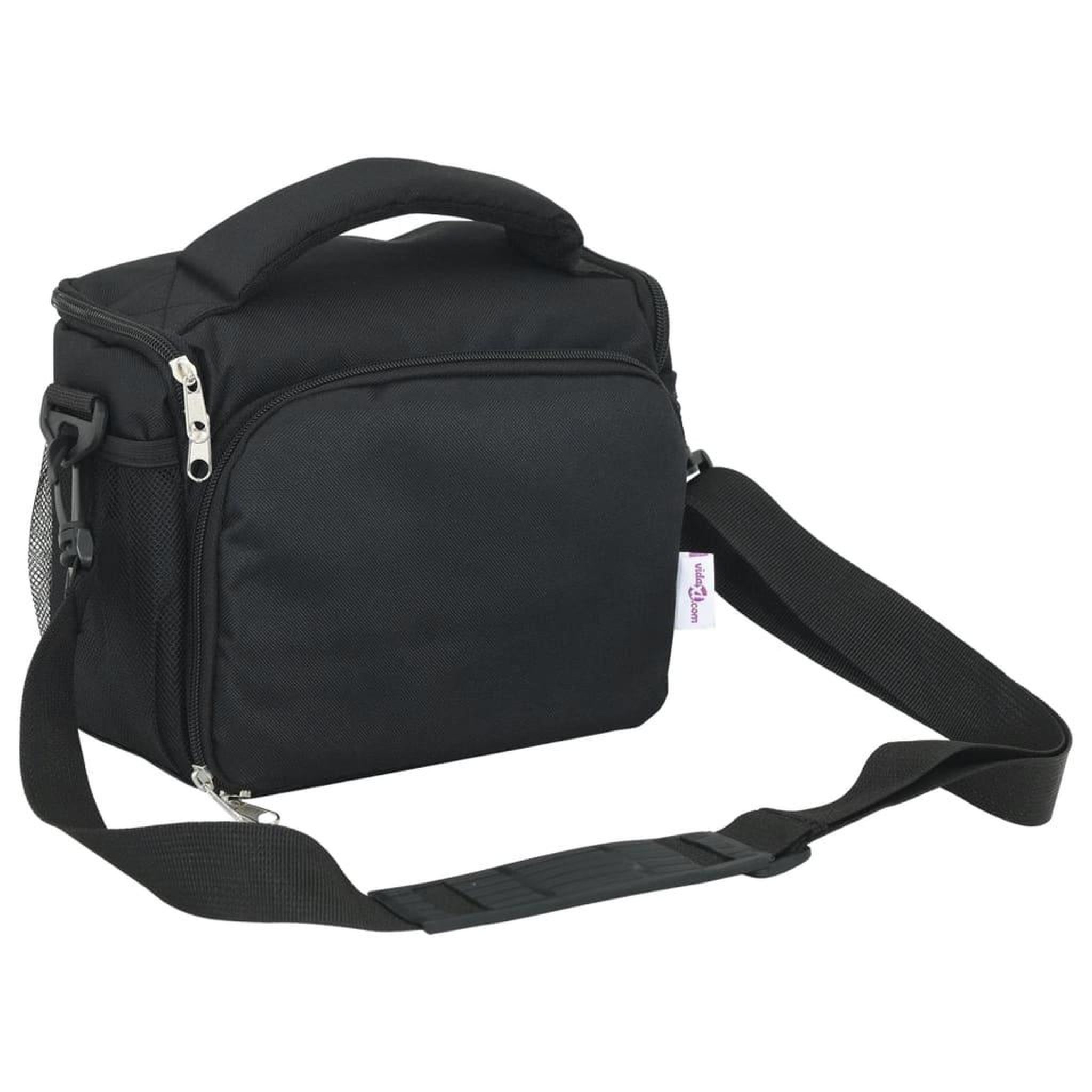 VIDAXL Sac pour appareil photo et housse impermeable noir tissu oxford