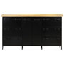 Voir la diapositive 3 : VIDAXL Buffet 140x38x76 cm Bois de manguier brut