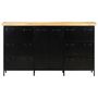 Voir la diapositive 3 : VIDAXL Buffet 140x38x76 cm Bois de manguier brut