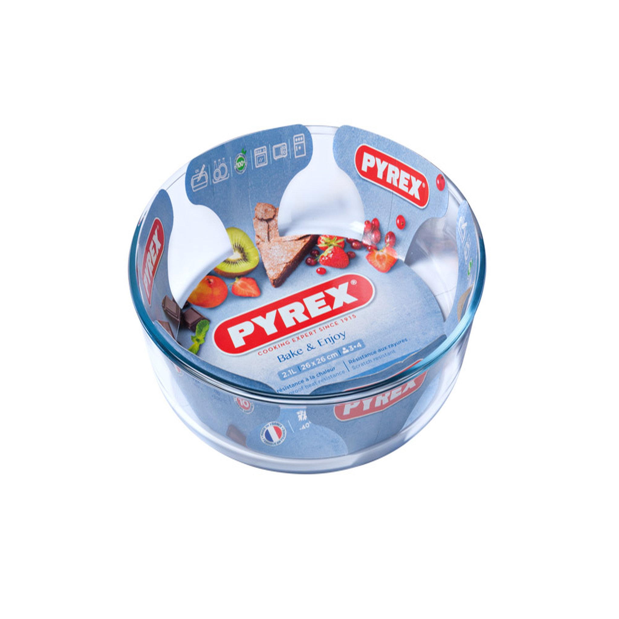 PYREX Moule à manqué verre 26 cm Pyrex Bake & Enjoy