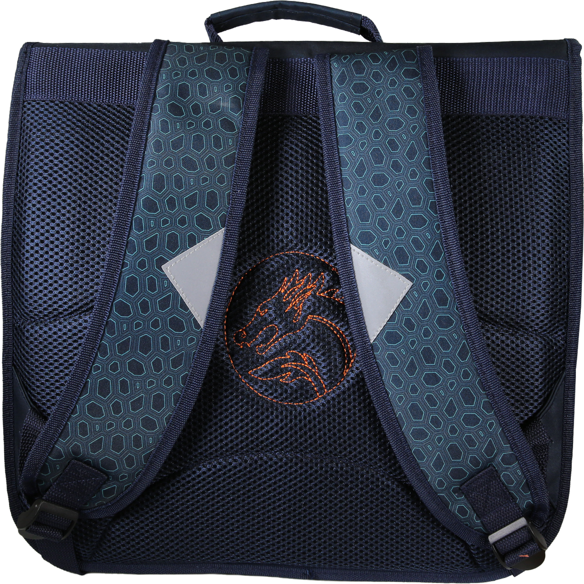 Voir la diapositive 4 : Bagtrotter KIP - Cartable scolaire 38 cm Dragon Legend - Bleu - 2 Compartiments