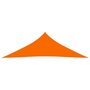 VIDAXL Voile de parasol Tissu Oxford triangulaire 3,5x3,5x4,9 m Orange