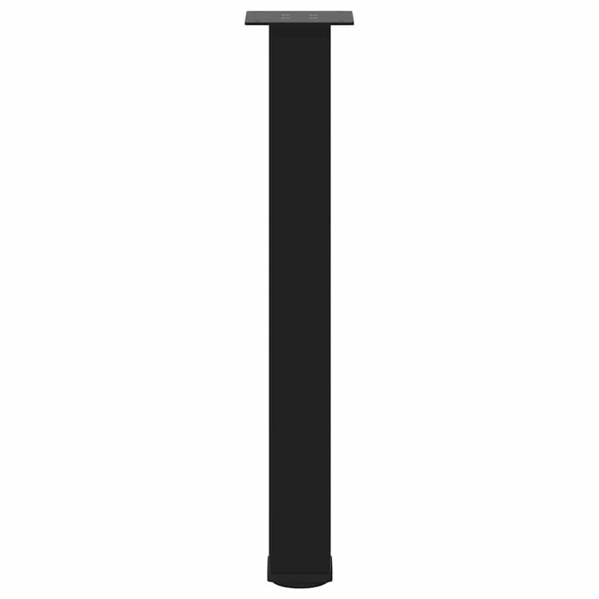 Voir la diapositive 5 : VIDAXL Pieds de table basse 4 pcs noir 72-74 cm acier