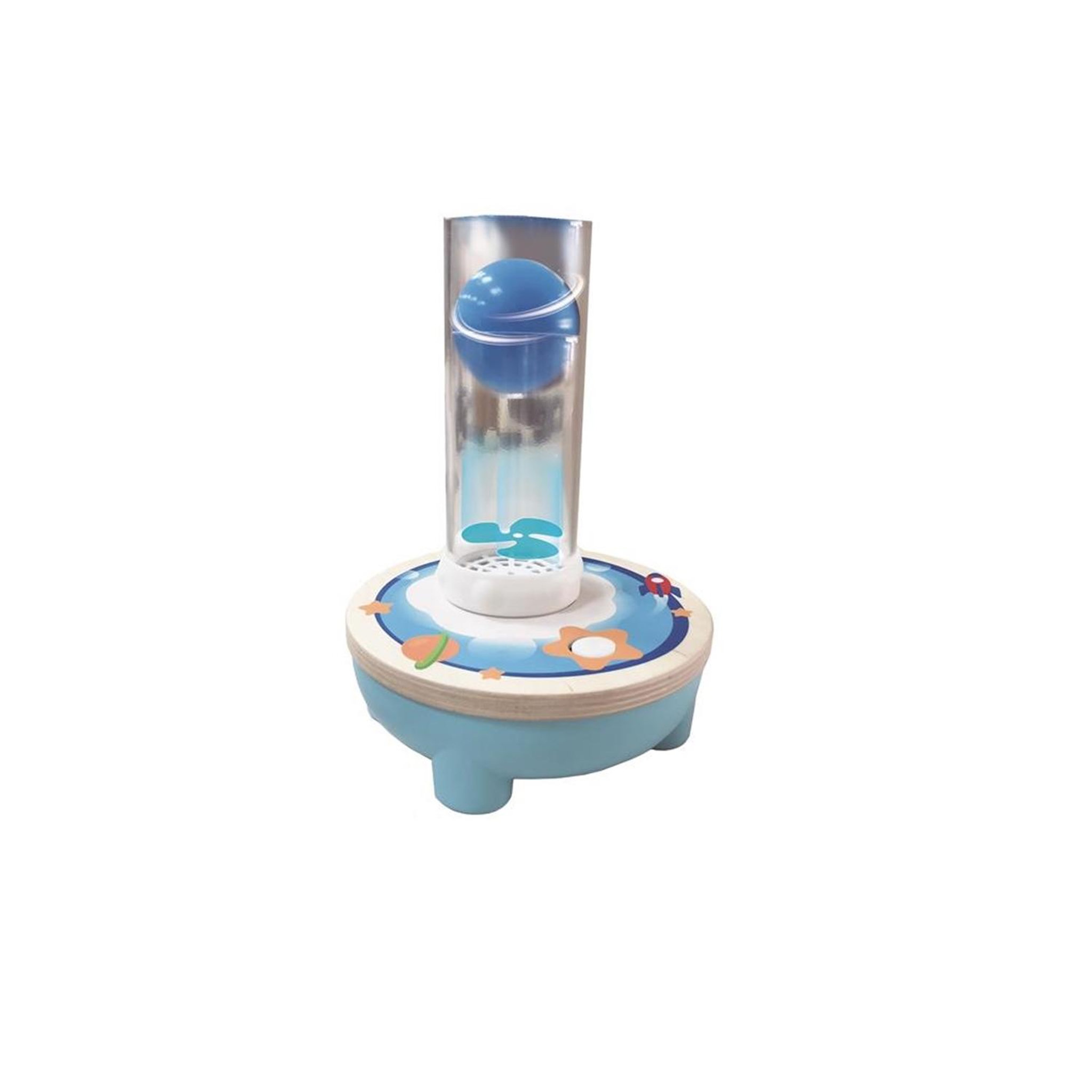 Voir la diapositive 3 : Hape Jeu d'empilage avec fusée et balle à air pulsé