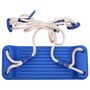 Voir la diapositive 2 : VIDAXL Siège de balançoire avec échelle de corde bleu 37x15 cm PE