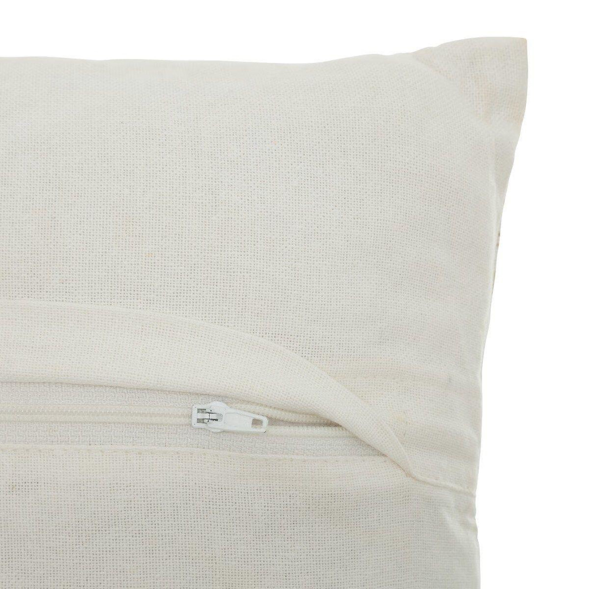 Voir la diapositive 3 : ATMOSPHERA Coussin jacquard  micah  38x38cm lin