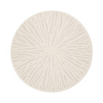 SWEEEK Tapis intérieur rond Ø160cm crème Helen