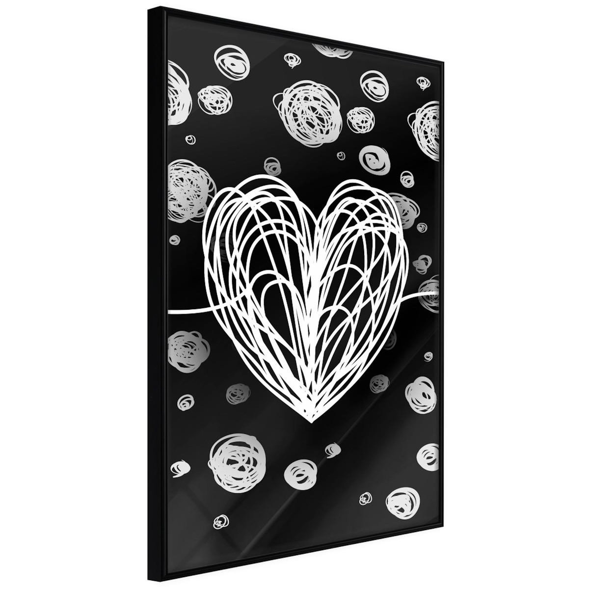 Paris Prix Affiche Murale Encadrée  Entangled Heart