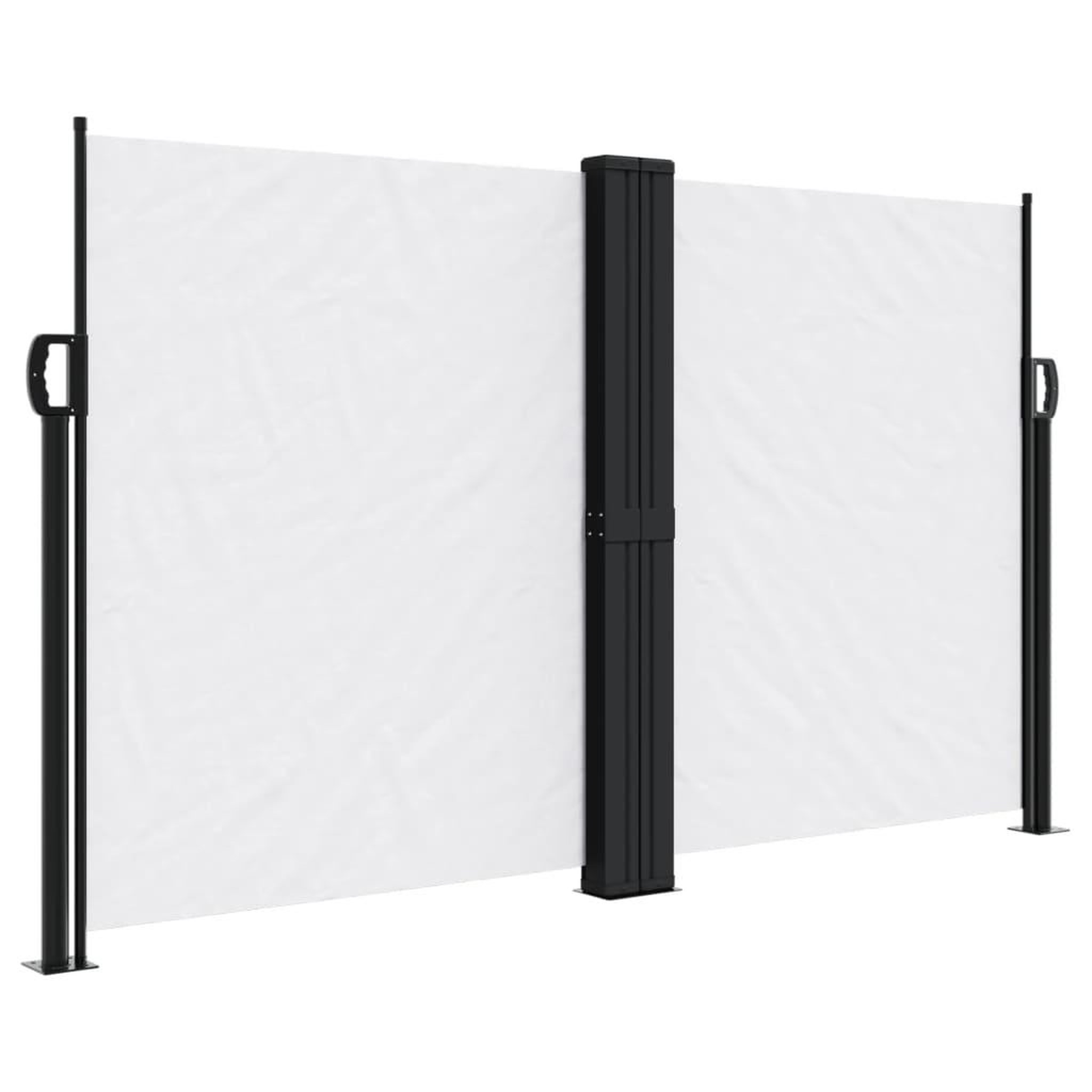 Voir la diapositive 2 : VIDAXL Auvent lateral retractable blanc 140x1000 cm