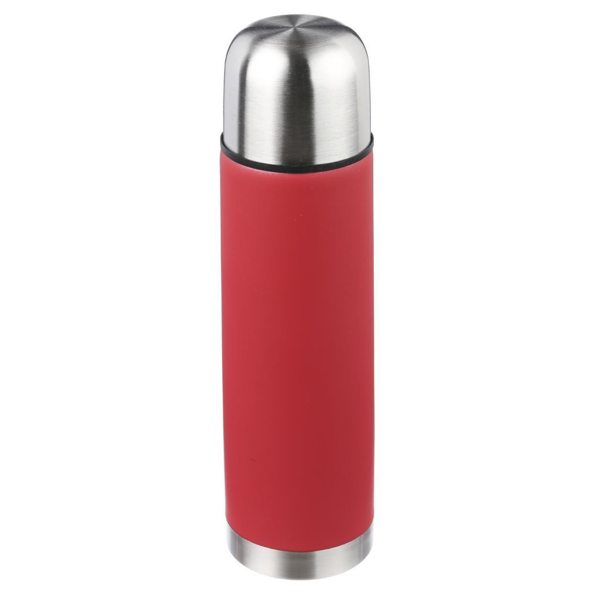 FIVE Bouteille isotherme inox  cup  0,5l rouge
