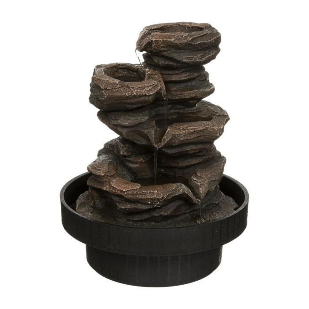 ATMOSPHERA Fontaine Design  Sharmila  22cm Noir & Naturel