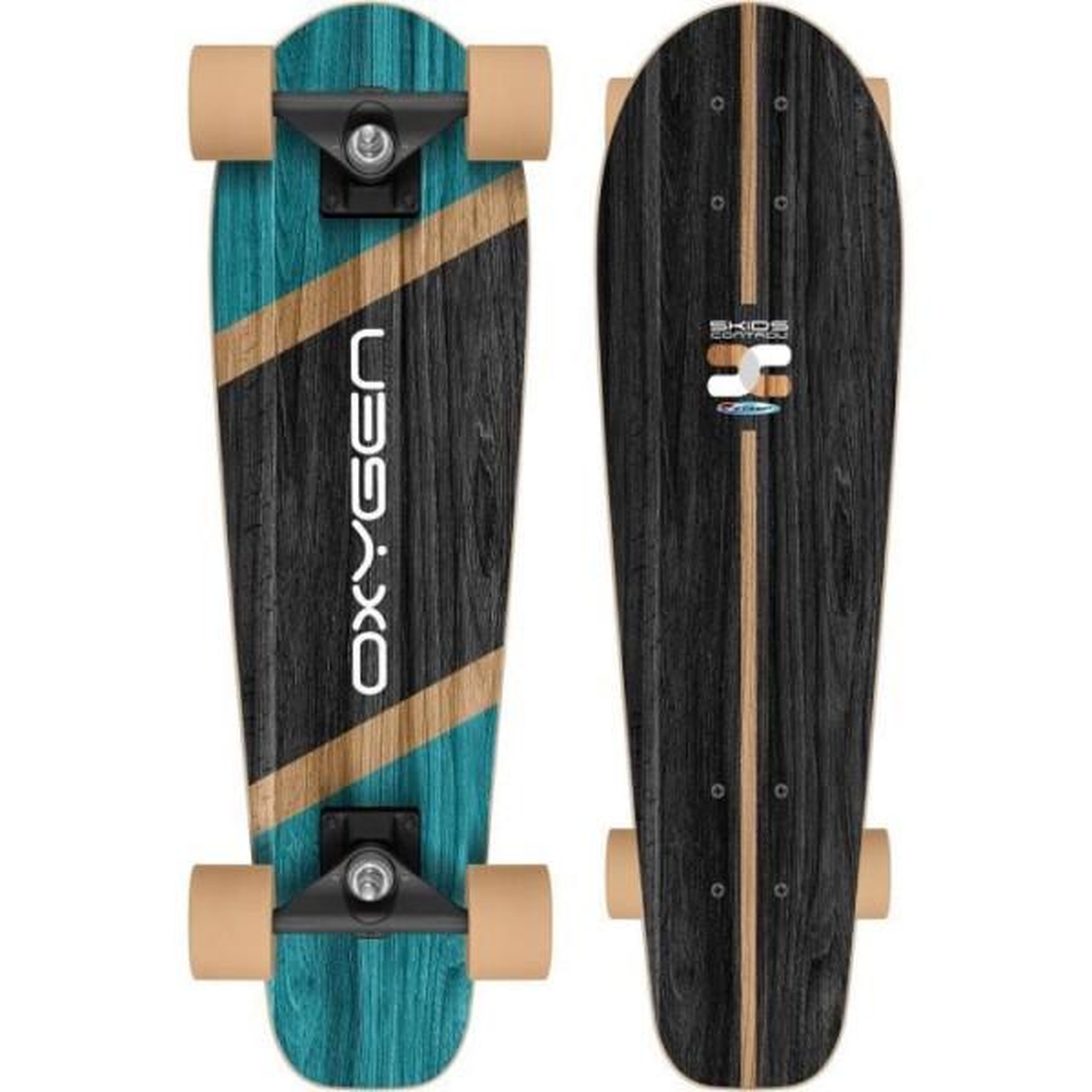 STAMP Skateboard cruiser - 70x20cm - skids control oxygen - ox794310